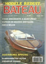 REDUCED BOAT MODEL N°338 FAB. SIMPLIFIED RAILINGS / LIGHTNING CRUISER