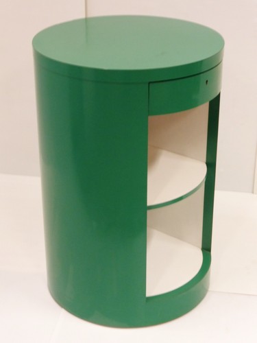 Comptoir cylindre formica vert - comptoir,