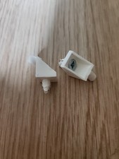 2 x IKEA 101558 (115344, 139199) WHITE Shelf Support Pins (PAX, KOMPLEMENT)