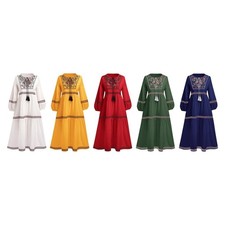 Robe bohème à manches