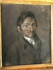 Portita Homme Dans l'Esprit by Louis Leopold BOILLY? Unsigned Framed Drawing 