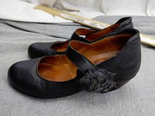 Brako Anatomics Mary Jane Womens 7.5 39 Black Leather Comfort Pumps