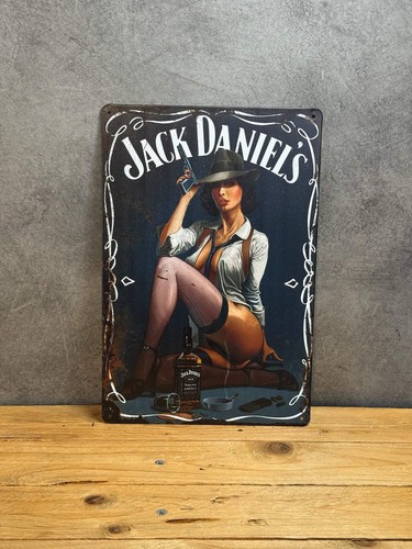 Plaque métal jack daniels - métal,