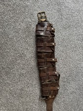 Old Swedish M10 Ammo Pouch Bandolier Belt Mauser World War WWI WW1 Army Vintage