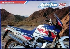Honda Africa Twin 750 brochure 11/1992 6 pages