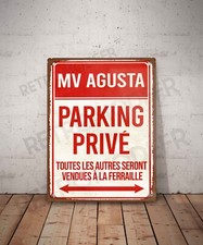 Plaque métal vintage Mv