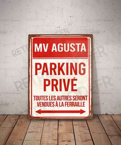 Plaque métal vintage - , mv