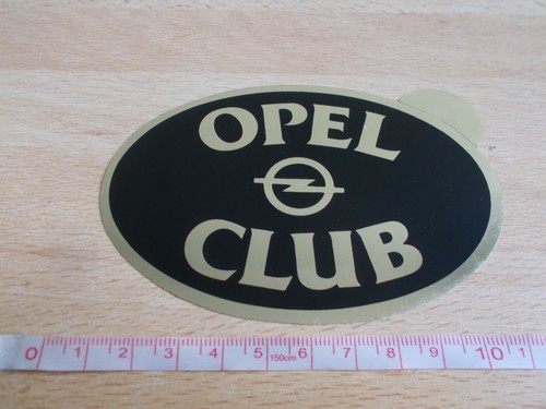 Autocollant opel club - autocollant,