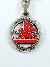 KEYCHAIN - Augis - DRAGON DEVICES - CONSTRUCTION MACHINERY - ENAMELLED METAL 1960s