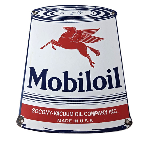 Vintage mobiloil sign - mobiloil, motor