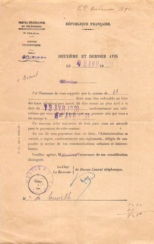 1931 bureau central - bureau,