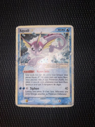 Carte pokémon aquali - aquali, star