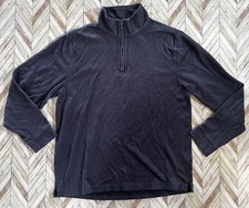 Van Heusen Flex Men’s 1/4 Zip Pull Over Long Sleeve. Size Large. Dark Gray