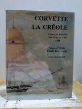 CORVETTE LA CREOLE - JEAN BOUDRIOT 1650-1850 - MONGRAPH LA CREOLE 1827
