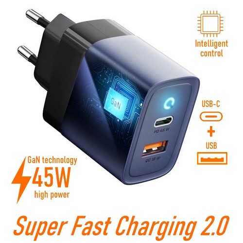 Chargeur usb 45w - 45w, pour