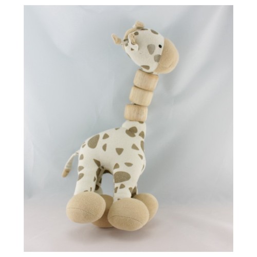 Doudou girafe beige - , kaki