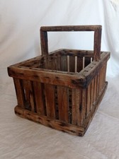 Panier paysan Lattes de bois -