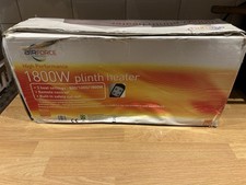 Airforce 1800w High Performance Plinth Heater With Remote / 3 Settings