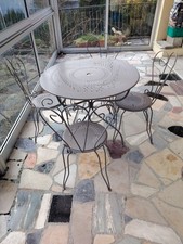 salon de jardin fer forgé