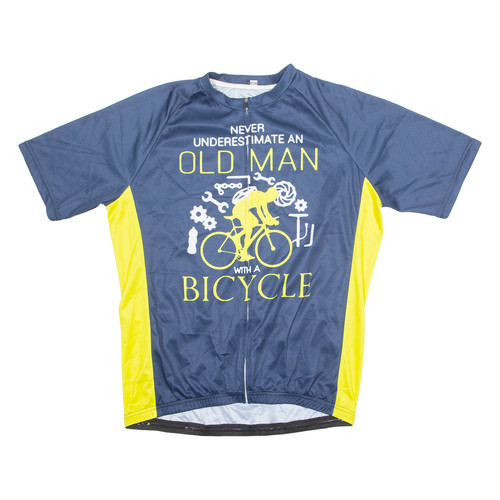Vieux homme avec vélo - homme,