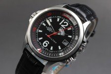 HAMILTON Khaki Navy GMT H775550 Black Dial 45mm Automatic Swiss Made Men's Watch