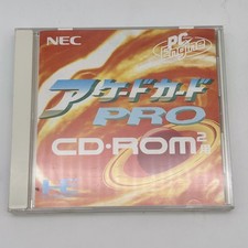 PC Engine Arcade Card Pro CD Rom2 NEC PCE Japan Import Game