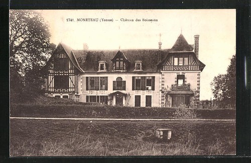 Cpa monèteau chateau des - monèteau,,