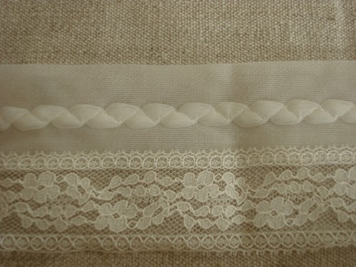 Ancien galon dentelle vintage - galon,
