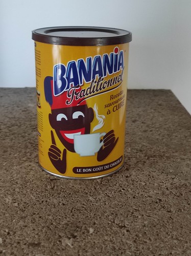 Boîte fer chocolat banania - boîte,