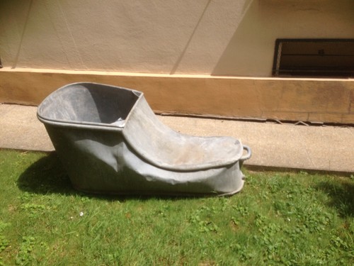Baignoire sabot zinc - sabot, en