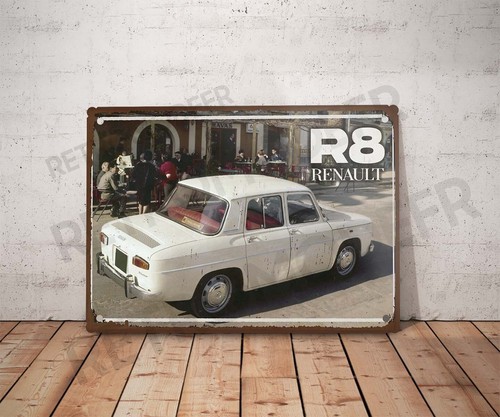 Plaque métal vintage renault
