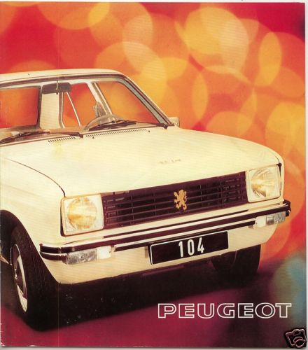 109 peugeot 104 gl l - /,