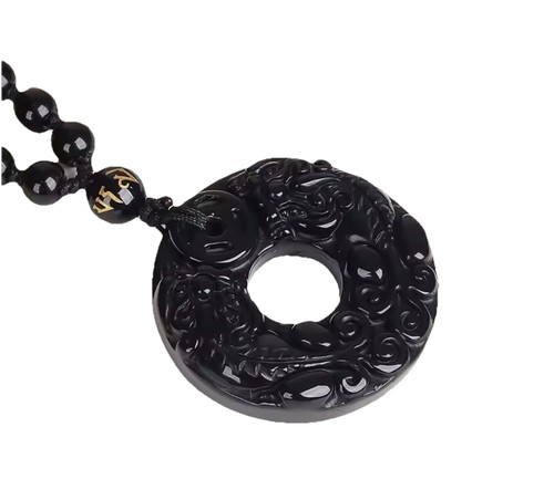 Collier amulette chinois - collier,