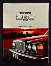 1977 Volvo 260 Series 264 GL 265GL Vintage Dealer Sales Promo Booklet