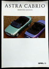 Opel Astra Convertible Bertone Edition Brochure 1996
