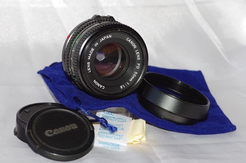 Objectif 50mm canon - objectif, f1,8