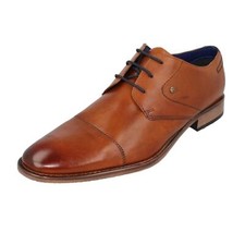 Chaussures Formelles À Lacets En Cuir Cognac Bugatti '313-85808-4000'