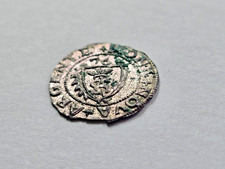 Medieval silver military coin duke Gothard Kettler schilling 1576 Dahlen