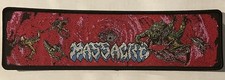 Massacre - From Beyond 9" x 2.5" Large Strip Woven Patch [90s Death Metal]