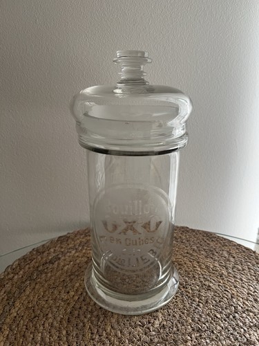 Ancien pot bocal verre