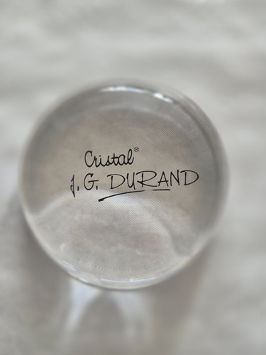 Presse papier cristal - cristal, j.g