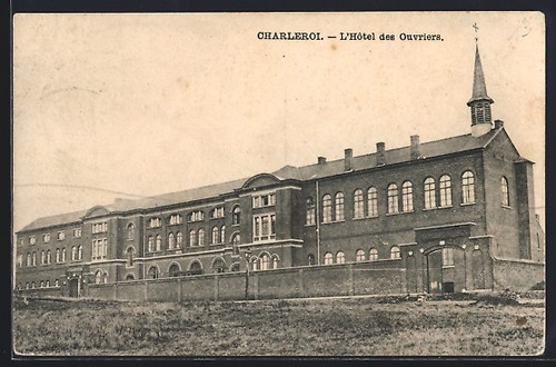 Cpa charleroi hotel des - charleroi,,