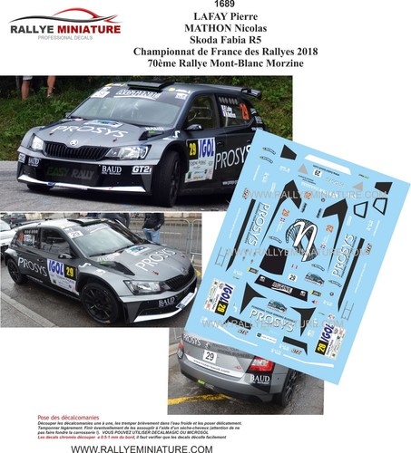 Decals ref 1689 skoda - decals,