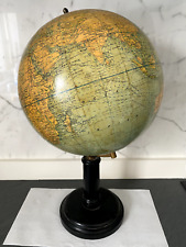 24" Antique Terrestrial Globe Terrestre World,French G.Thomas Editeur Paris 1920