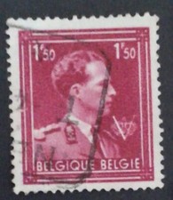 TIMBRE BELGIQUE ROI LEOPOLD III 