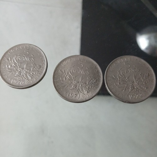Lot pieces francs - lot,