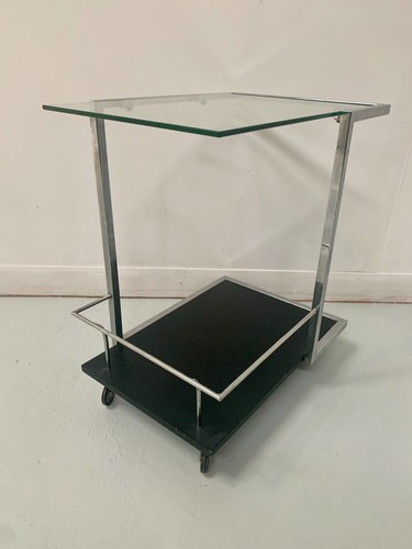 Table desservir roulante en - table,