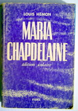 LIVRE DE 1960, MARIA CHAPDELAINE, ÉDITION SCOLAIRE