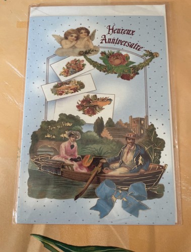 Carte vœux anniversaire - de,