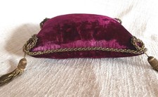 ANCIEN COUSSIN DE GLOBE DE MARIEE BOUQUET COURONNE FLEURS FIN XIX DEBUT XX